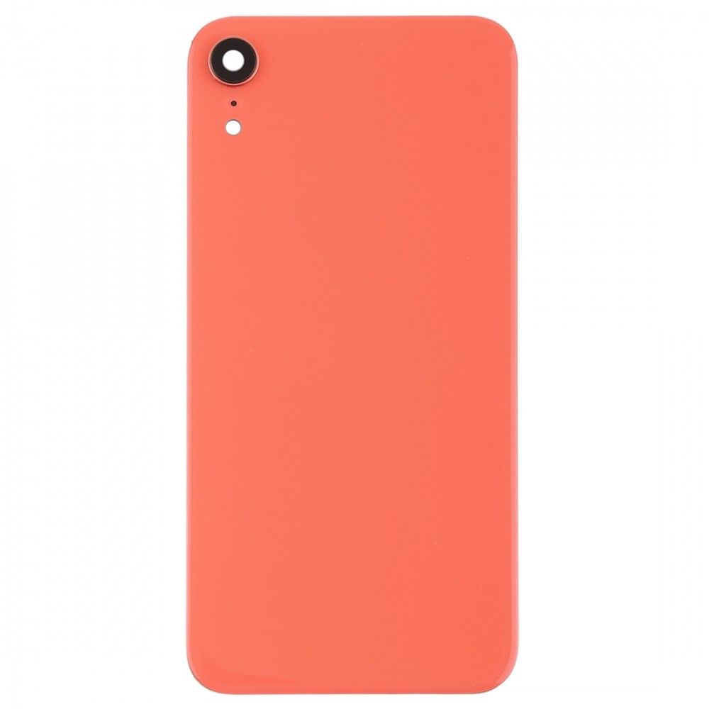 Battery Back Cover with Back Camera Bezel & Lens & Adhesive  for iPhone XR(Pink) iPhone Replacement Parts Apple iPhone XR